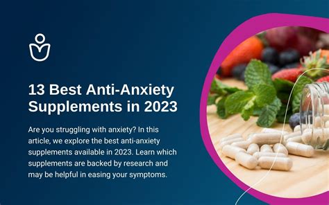 Best vitamins to deal with anxiety and stress .